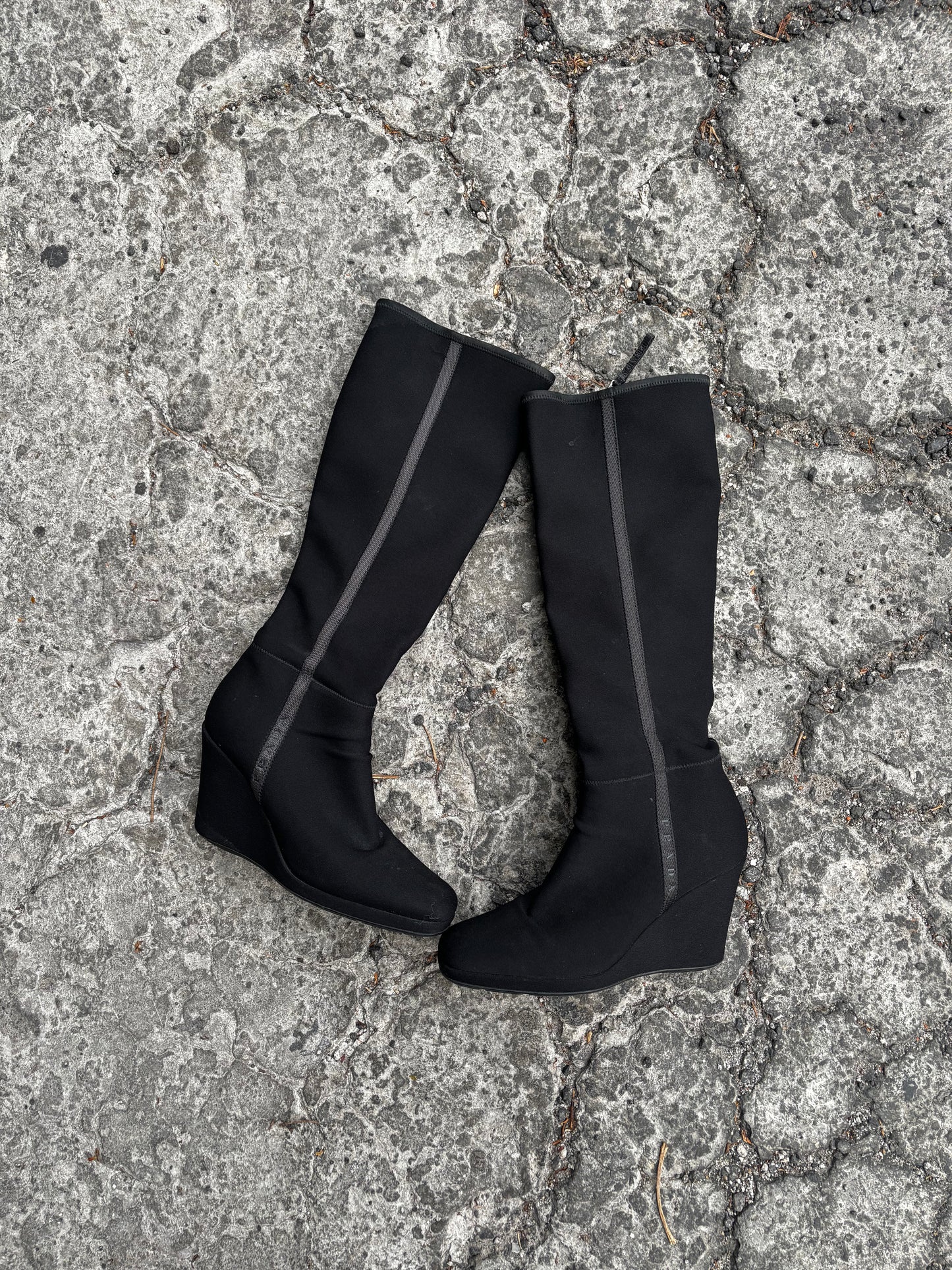 Prada Cup High boots