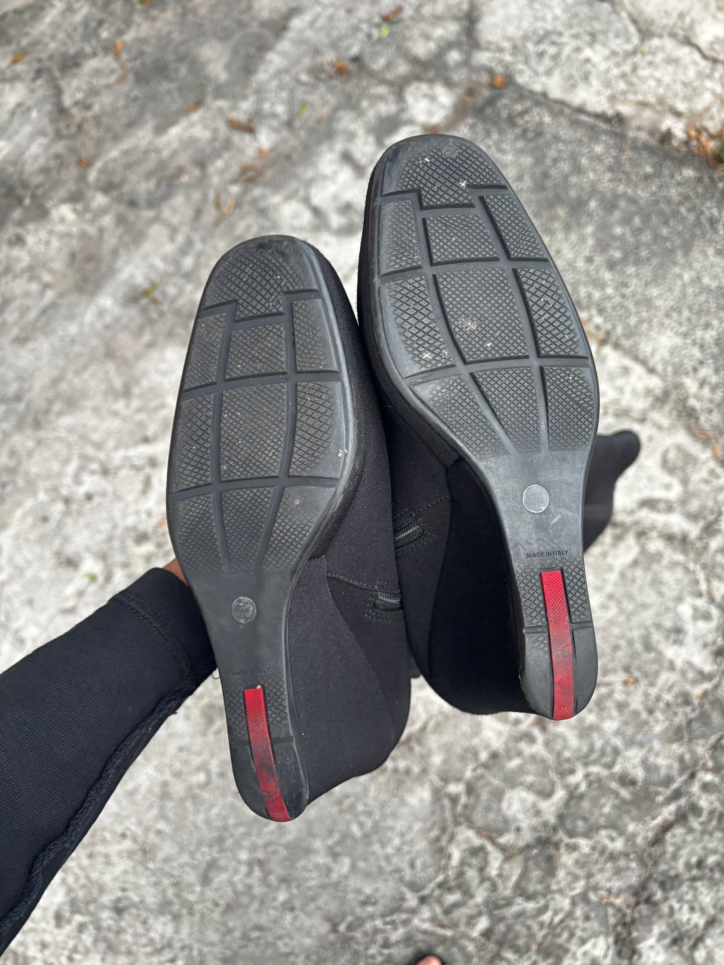 Prada Cup High boots