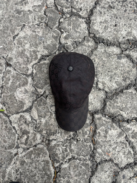 Gucci Monogram Cap - Black GG Canvas