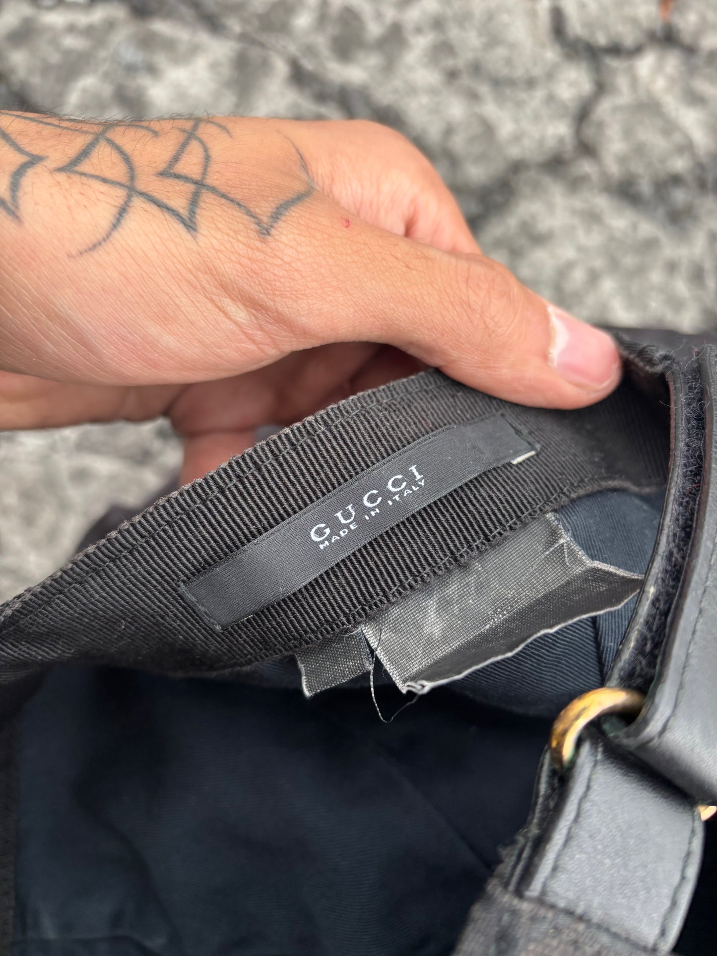 Gucci Monogram Cap - Black GG Canvas