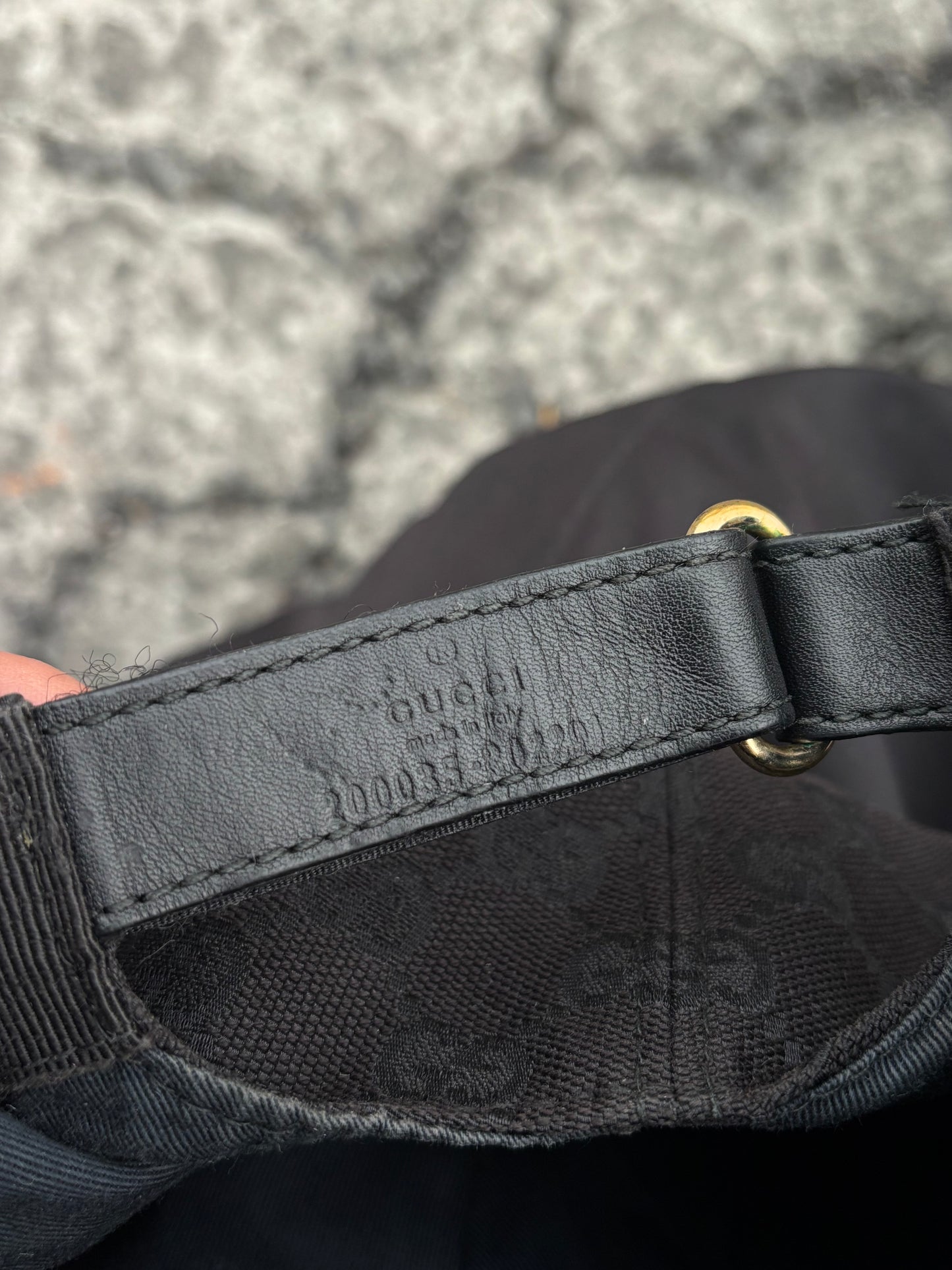 Gucci Monogram Cap - Black GG Canvas