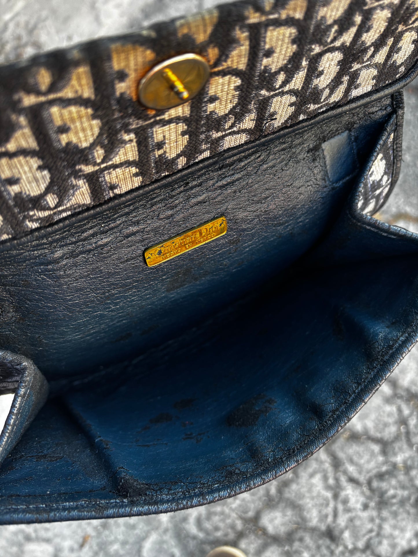 Christian Dior Oblique Monogram Vintage Bag