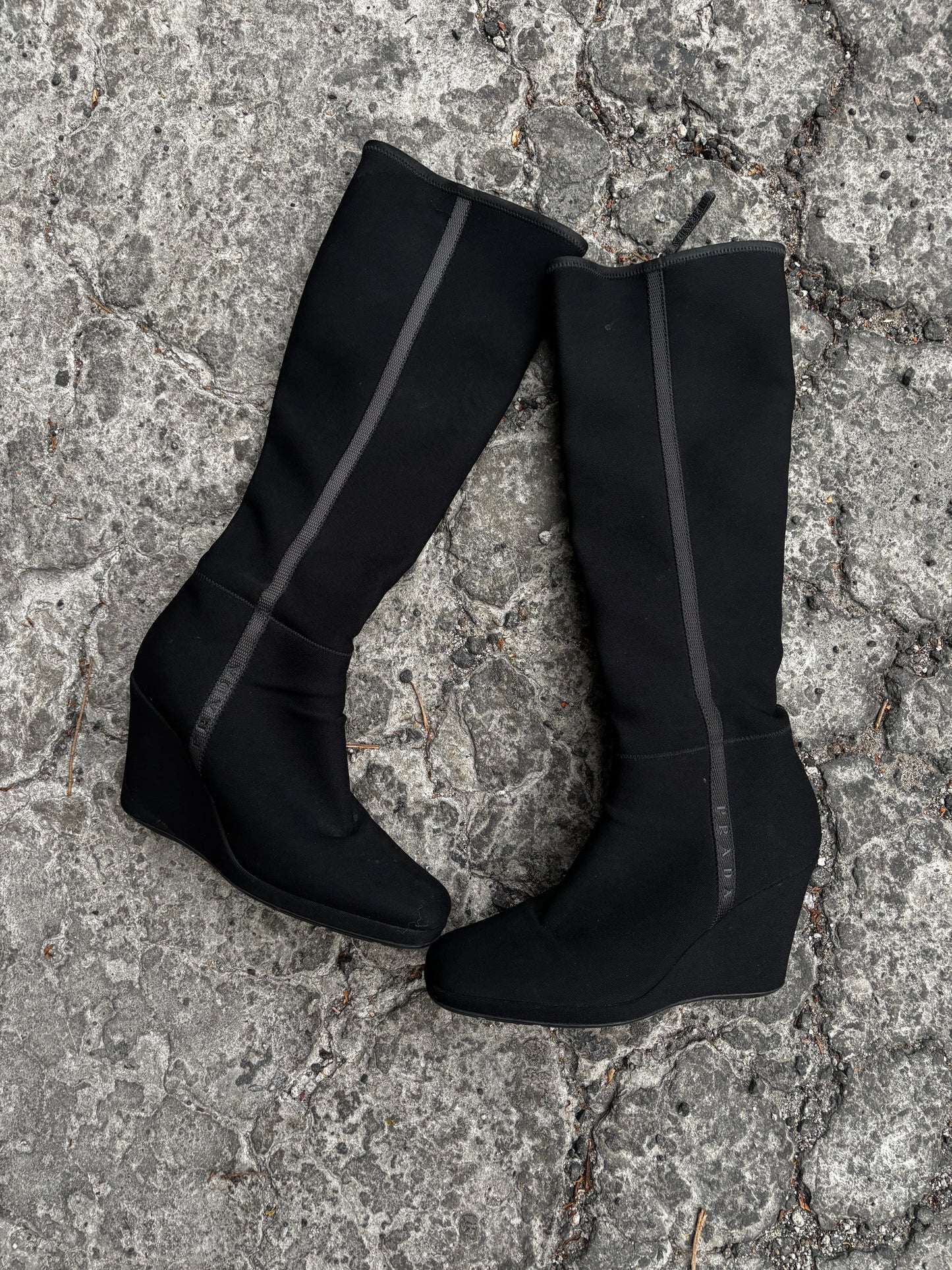 Prada Cup High boots