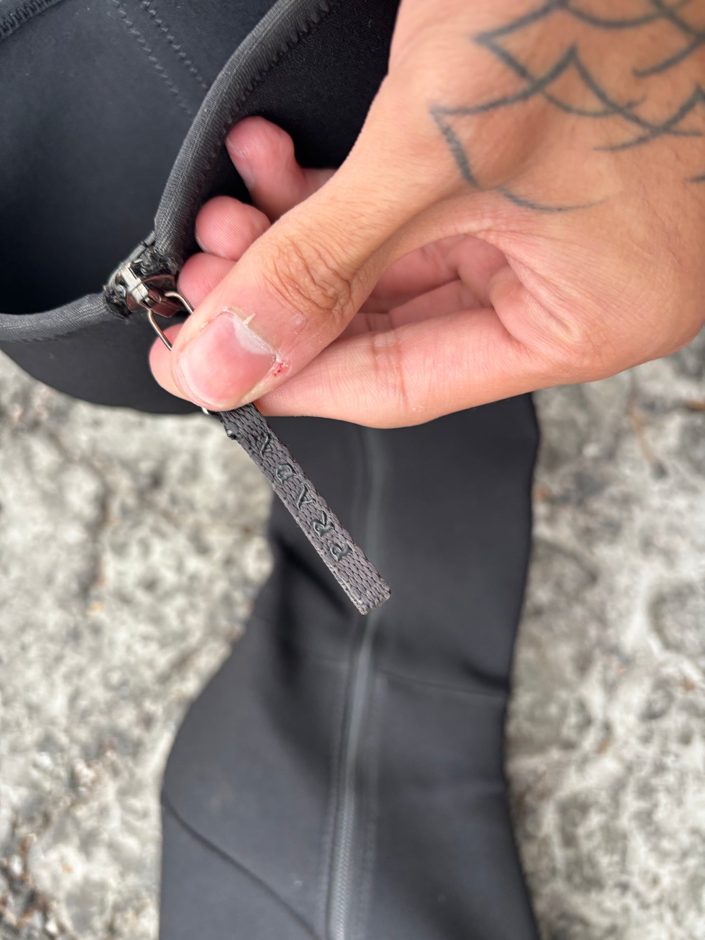 Prada Cup High boots