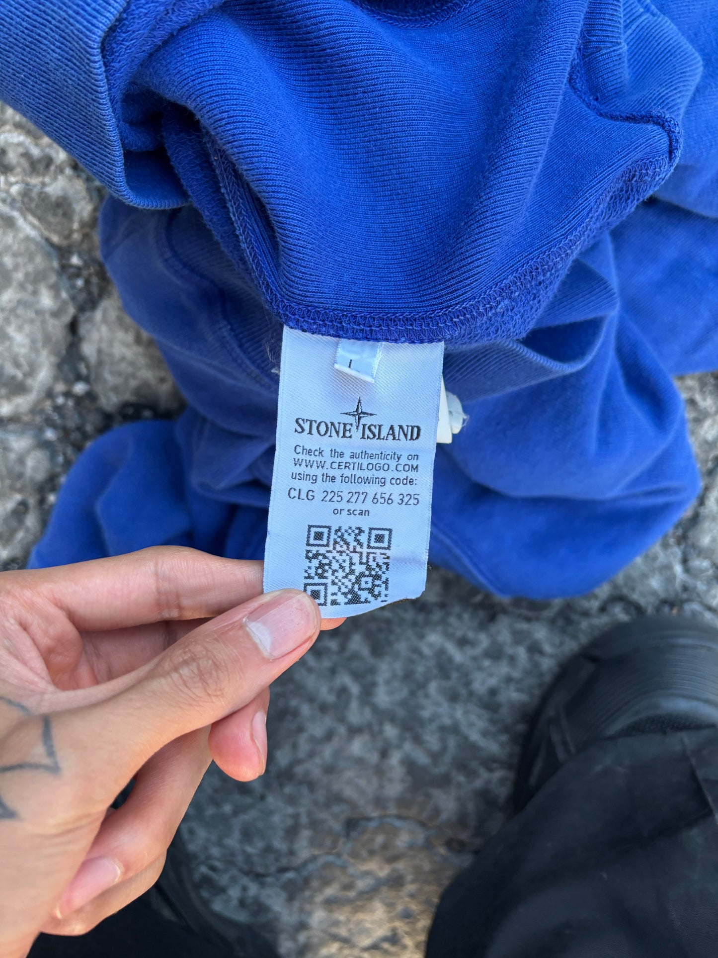 Stone Island Blue sweater