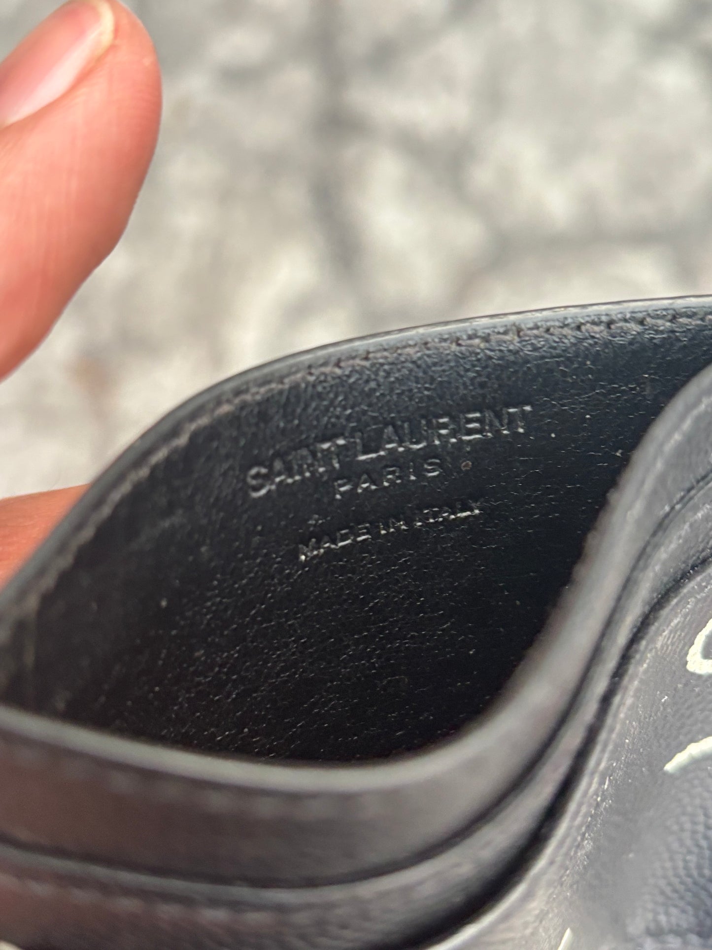 Wallet card saint laurent money