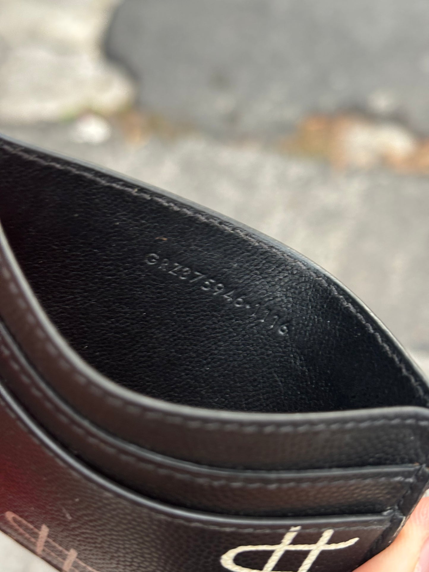 Wallet card saint laurent money