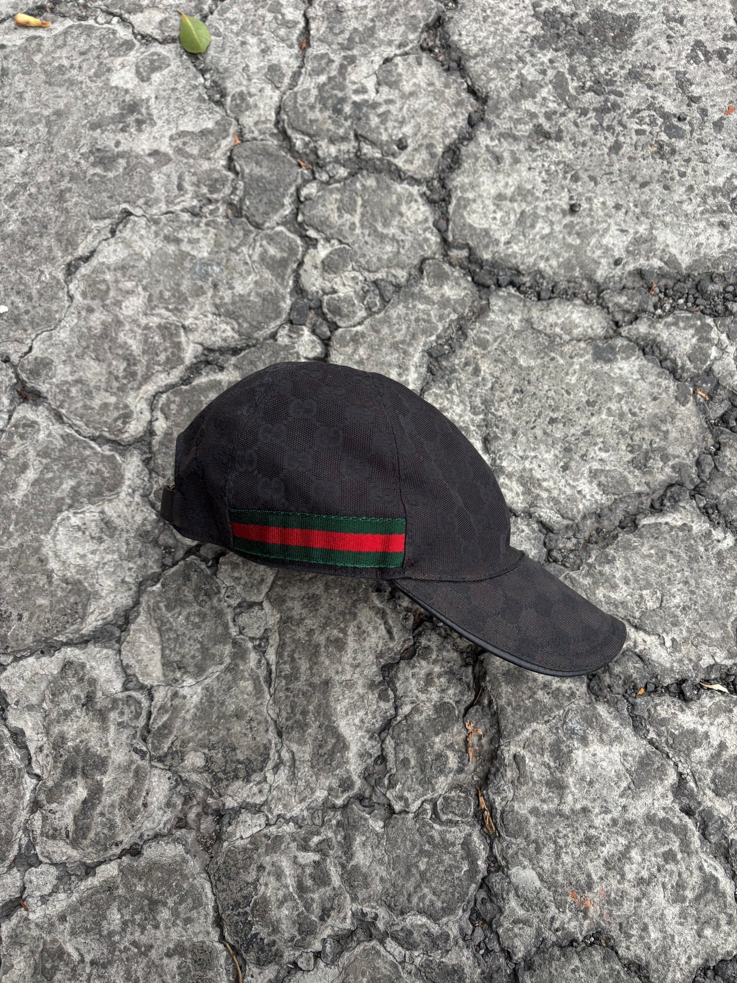 Gucci Monogram Cap - Black GG Canvas